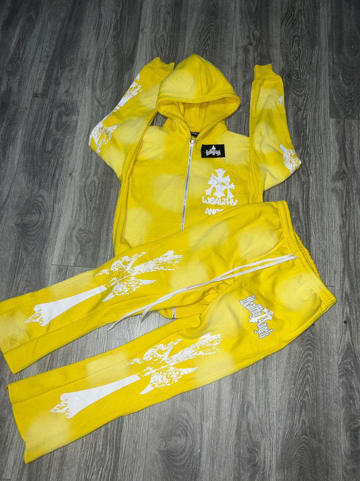 Wealthy Angels OG Sweatsuit “Yellow”